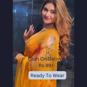 Yellow Banarasee Handwoven Crushed Tissue Saree with Multicolor Lace – A Regal Touch of Elegance